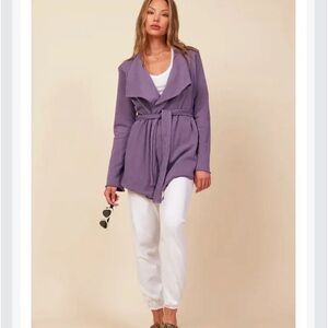 LA made 3/4 length wrap jacket girls trip